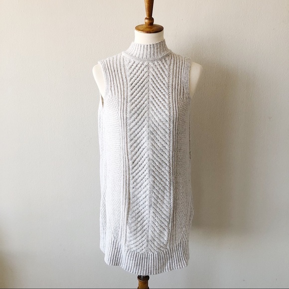 Cloud Chaser Sweaters - Cloud Chaser Sleeveless Long Knit Sweater Size L